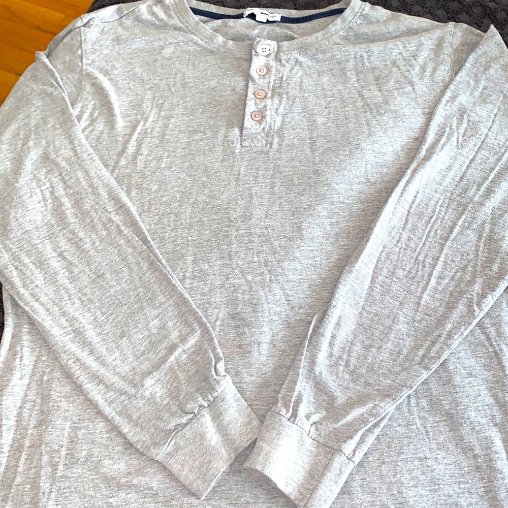 Essential Henley Long Sleeve Top